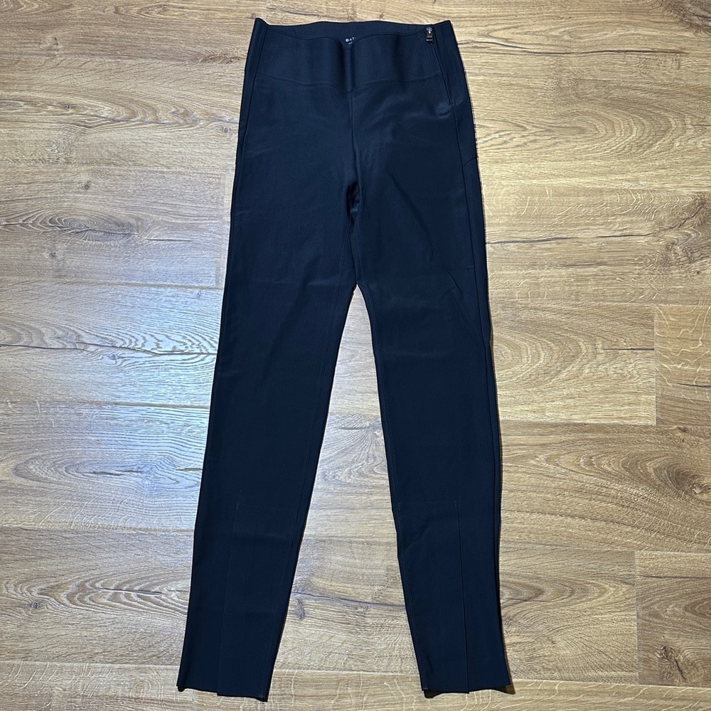Athleta Interstellar Side Zip Ankle Black Pants Tall Size 0